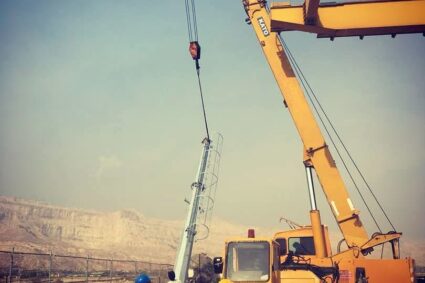 پروژه ساخت و نصب دکل های نظارتی پتروشیمی خلیج فارس