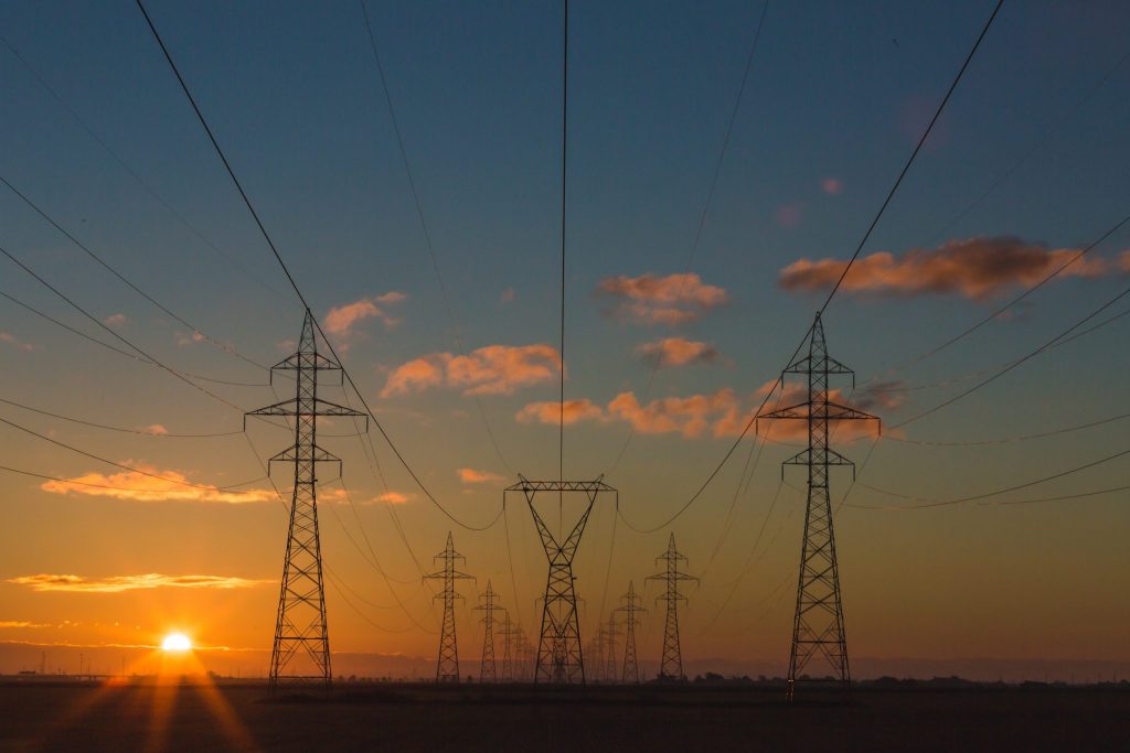 dawn dusk electricity industry wallpaper